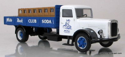 Corgi 1:50 White Soda Delivery Truck:  White Rock Club Soda