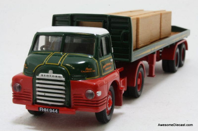 ONLY ONE - Corgi Classics 1:50  Bedford S Type W/ Flat Trailer: Eddie Stobart