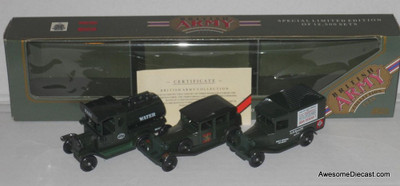 Lledo 1939 British Army Collection 3 Vehicle Set, Green