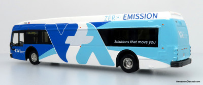 趣味 TRANSIT Iconic Replicas Proterra ZX5 Electric Transit Bus 1:87: Roam