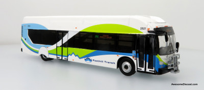 Iconic Replicas 1:87 NFI Xcelsior XN40 Aerodynamic Transit Bus: Foothill Transit