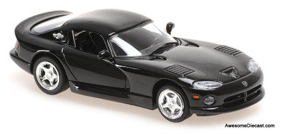MaXichamp 1:43 1993 Dodge Viper, Black