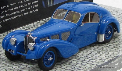 Minichamps 1:43 1938 Bugatti 57SC Atlantic, Blue