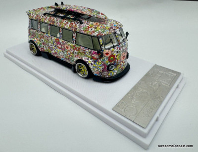 TPC フォルクスワーゲン 1/64 VW T1 kombi mooneyes TPC 1:64