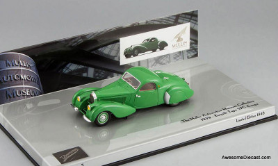Minichamps 1:43 1939 Bugatti Type 57C Coupe, Green (Mullin Automotive Museum)