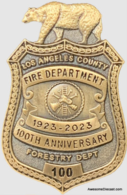 LA County Fire Centennial Badge / Lapel Pin