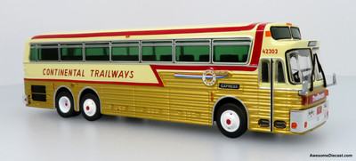 ブリキ　CONTINENTAL TRAILWAYS バスモデル Continental Trailways Bus | eBay