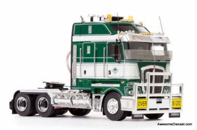 Kenworth K200 Prime Mover w/2.8m Fat Cabin, Green: Hi-Quality Group 1:50 Diecast Model Truck by Drake