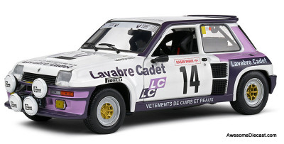 1983 Renault 5 GT Turbo #14 Rallye Lyon Charbonnières 1:18 Diecast Model Car by Solido