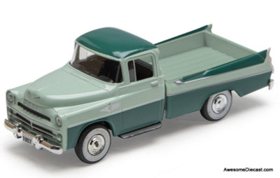 1957 Dodge Sweepside Pick-Up, Green 1:48 Diecast Model Truck by Denver Diecast