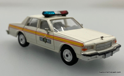 1980 Chevrolet Caprice: Illinois State Police Car 1:87 ABS Plastic Model Car by Brekina