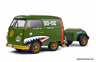 1950 Kool Kombi (Ghost Hunter), Blue/Green 1:18 Diecast Model