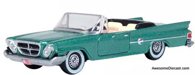 1961 Chrysler 300 Convertible, Pinewood Green 1:87 Diecast Model Car by Oxford Diecast