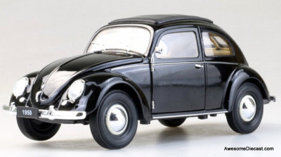 Volkswagen Classic Beetle, Black 1:18 Diecast Model Car by Welly