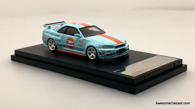 Pop Race 1:64 Nissan Skyline GT-R R34: Gulf Livery