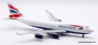 Boeing 747-400: British Airways (Reg #G-CIVO) "Football Nose"  1:200 Diecast Model Plane by ARD200