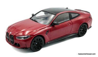 2023 BMW M4 Competition, Imola Red 1:43 Diecast Model Car by Solido