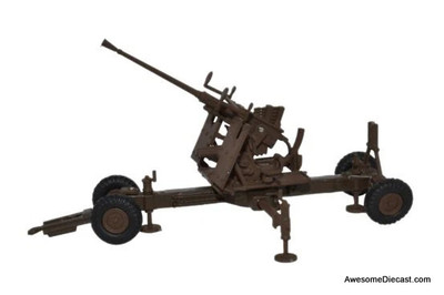 Bofors 40MM Gun, Brown 1:76 Diecast Model by Oxford Diecast