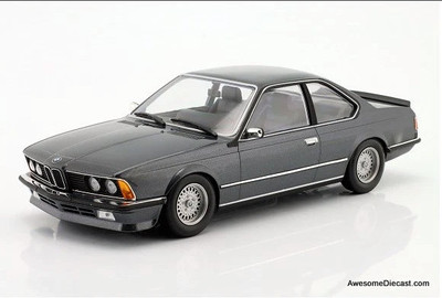 BMW 635 CSi, Metallic Gray 1:18 Diecast Model Car by Minichamps