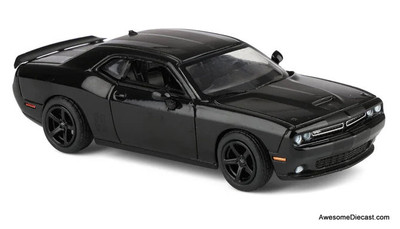 2016 Dodge Challenger R-T Hemi, Black (Black Bandit Series 30) 1:64 Diecast Model Car by Greenlight