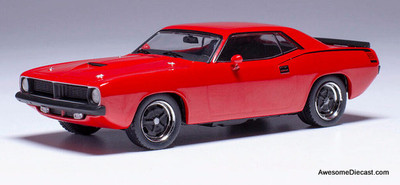 1970 Plymouth Barracuda, Red 1:43 Diecast Model Car by IXO