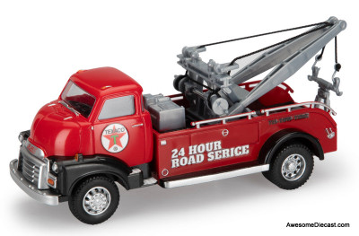 1954 GMC Tow Truck: Texaco 24 Hour Road Service 1:48 Diecast Model Truck by Denver Diecast