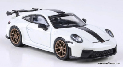 2025 Porsche 911 GT3 (992), Grand Prix White 1:64 Diecast Model Car by Para64