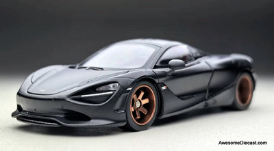 McLaren 750S, Black 1:64 Diecast Model Car by FG Model