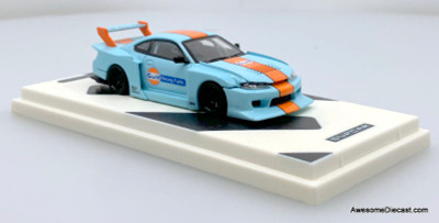 Nissan Silvia S15: Gulf Livery 1:64 Diecast Model Car by Supcar