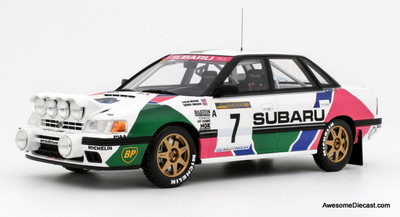 1990 Subaru Legacy RS  GR.A #7 1992 Swedish Rally 1:18 Resin Cast Model Car by Otto