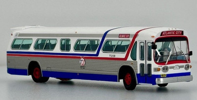 GM SDH-5307 New Look Suburban Bus 1:87 Deluxe Version by Rapido: New Jersey Transit Bicentennial Scheme