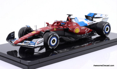 Ferrari SF-25 Formula 1 Race Car #16 1:18 Diecast Model Car by Burago