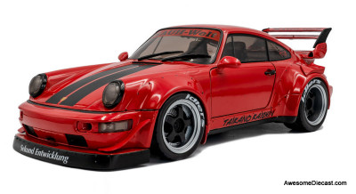 2024 Porsche 964 RWB, Red Taikano Kaishin 1:18 Diecast Model Car by Solido