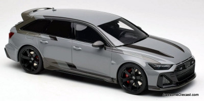 Audi RS6 Avant C8 GT, Nardo Gray 1:18 Resin Cast Model Car by GT Spirit
