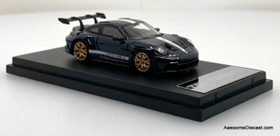 Porsche 911 GT3 RS (992), Metallic Blue 1:64 Diecast Model Car by TPC