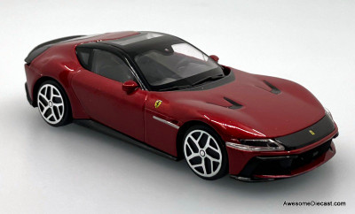Ferrari 12Cilindri, Metallic Red 1:43 Diecast Model Car by Burago