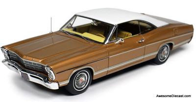 1967 Ford Galaxie Coupe, Burnt Amber Metallic 1:43 Resin Cast Model Car by Goldvarg Collection