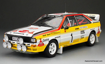 1984 Audi Quattro A2 WRC #1 1:18 Diecast Model Car by Sun Star