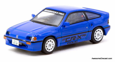 Honda Ballade Sports MUGEN CR-X PRO, Blue 1:64 Diecast Model Car by Tarmac Works