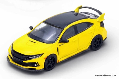 Honda Civic Type-R FK8, Yellow 1:64 Diecast Model Car by Inno64