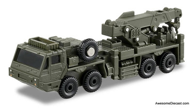JGSDF Heavy Wheeled Recovery Vehicle, Green 1:89 Diecast Model Vehicle by Tomica