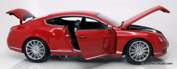 Minichamps 1:18 2008 Bentley Continental GT, Red - Awesome