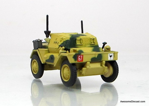Oxford 1:76 1943 Daimler Dingo Scout Car: 50th RTR, 23rd AB, British Army, Tunisia