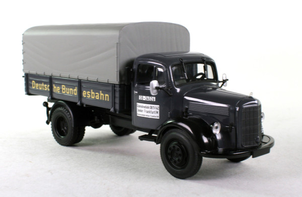 ONLY ONE: Minichamps 1:43 Mercedes Benz L3500 Canvas Truck:  German Rail