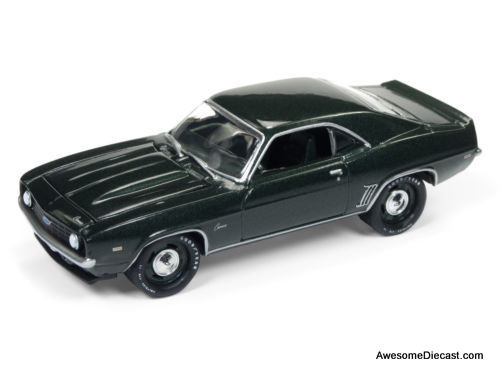 Johnny Lightning 1:64 1969 Chevrolet Camaro 50th Anniversary in Fathom Green