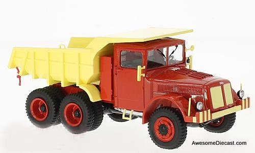 Premium ClassiXXs 1:43 Tatra 147 DC-5 Dump Truck, Red/Yellow