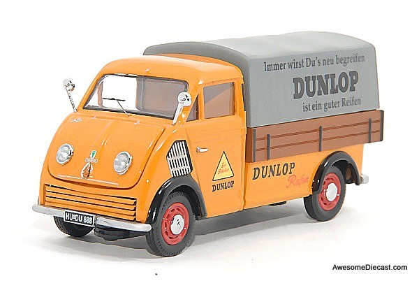 Premium ClassiXXs 1:43 Rapid Cam Delivery Truck: Dunlop Tires