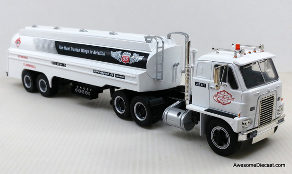 Last One!! Iconic Replicas 1:43 IH RDFC-405 Emeryville Tractor and Tanker: Phillips 66 Aviation