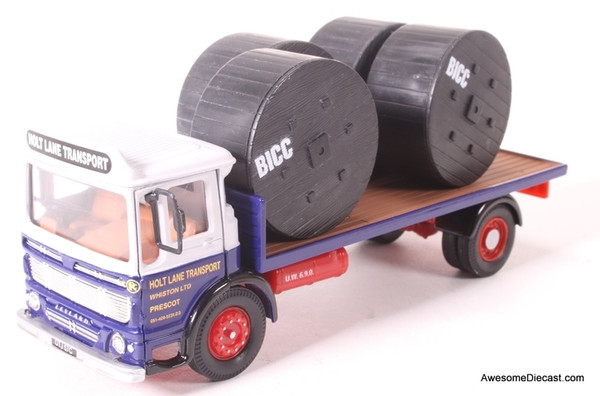 Corgi 1:50 Leyland Super Comet Platform Lorry Blue- Holt Lane Transport