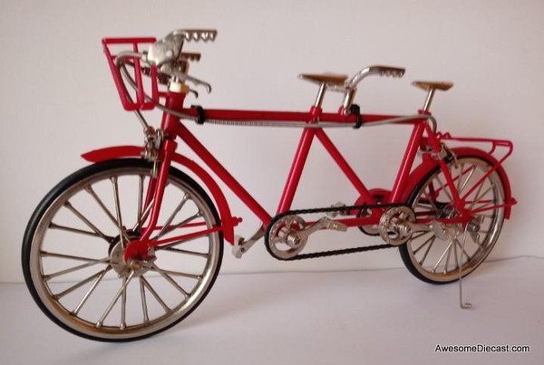 Diecast 1:10 Tandem Bike ,Red
